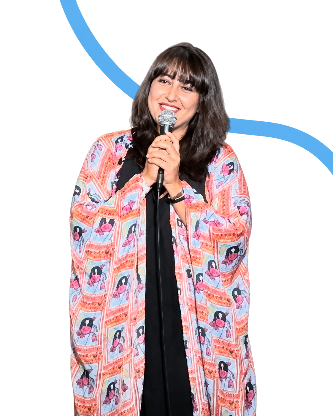 Geetika Khurana doing stand-up